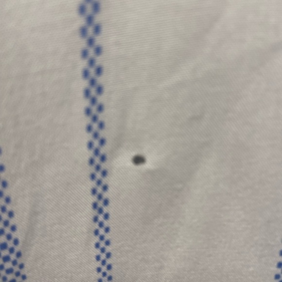 Milk n honey snall blue and white striped button down women’s blouse - Picture 7 of 7